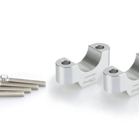 Réhausseurs de guidon 20 mm argent Puig BMW R1200GS / R1250GS / Adventure