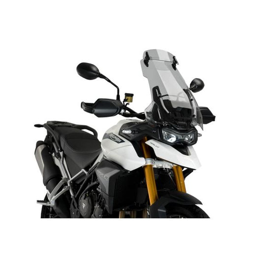 Pare-brise de tourisme de remplacement avec pare-brise supplémentaire, légèrement teinté, Puig Triumph Tiger 850 Sport / Tiger 900
