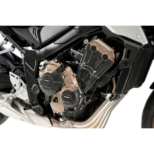 Jeu de cache moteur 3 pièces Puig Honda CB650R / CBR650R '21-