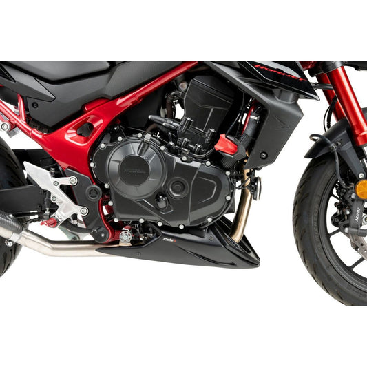 Spoiler moteur Puig noir mat Honda CB750 Hornet '23-