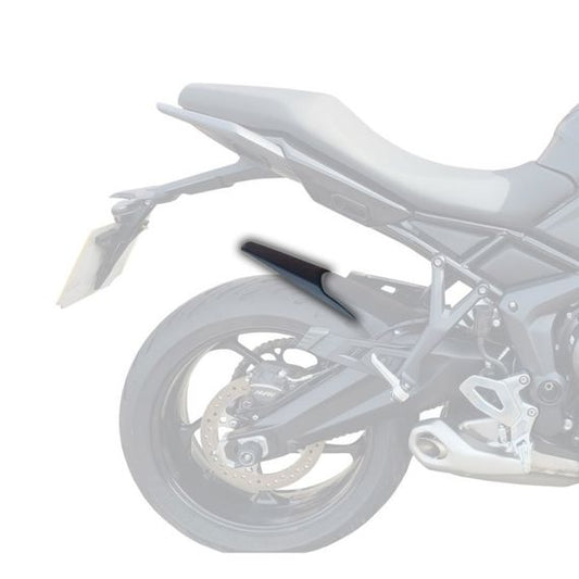Extension de garde-boue arrière noir mat pour le garde-boue d'origine Triumph Tiger Sport 660 '22-