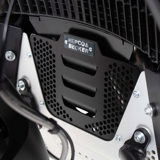 Plaque de protection de bloc moteur supplémentaire noire Hepco&Becker KTM 790 Adventure/ R '19-'21