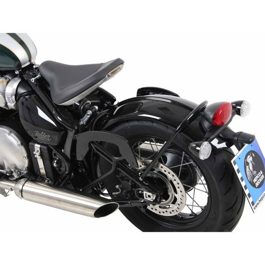 Porte-sacs C-Bow noirs Hepco&Becker Triumph Bonneville Bobber '17-21