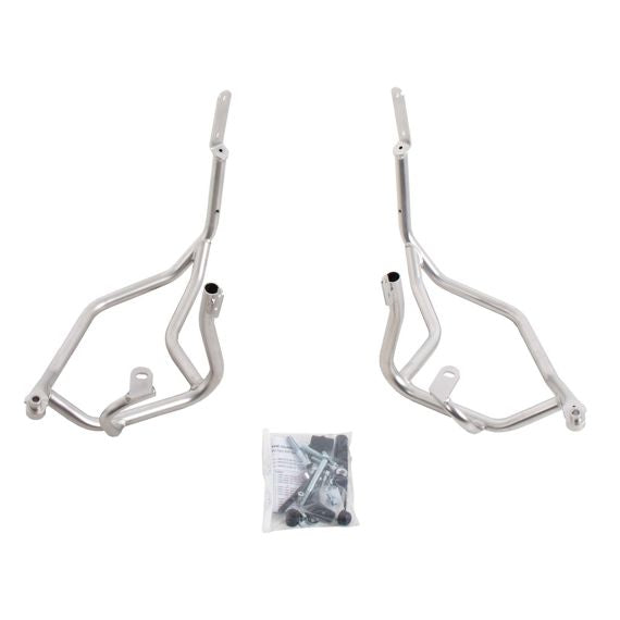 Pare-choc au-dessus du SOLID (protection de réservoir) en acier inoxydable Hepco&Becker Triumph Tiger 850 Sport '21-