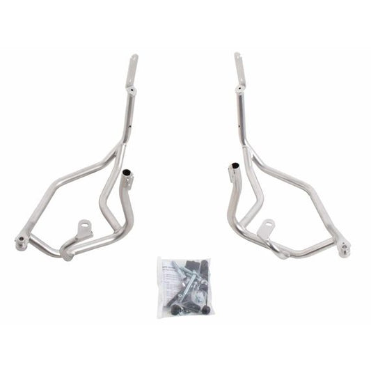 Pare-choc de réservoir ''Solid'' (protection de réservoir) en acier inoxydable Hepco&Becker Triumph Tiger 900 Rally / GT / Pro '20-