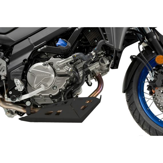 Carter de protection aluminium noir Puig Suzuki DL650 V-Strom / XT '21-