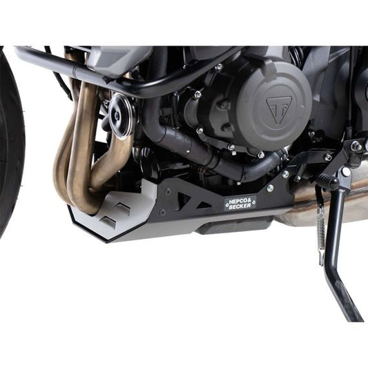 Plaque de carter argent/noir Hepco&Becker Triumph Tiger Sport 660 '22-