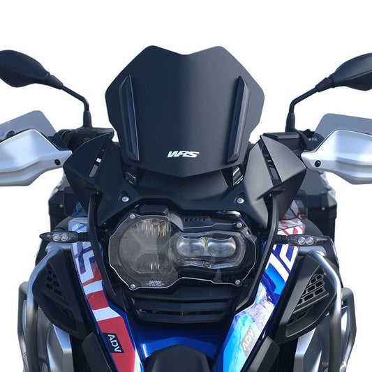 Pare-brise de remplacement modèle rallye WRS BMW R1200GS '13-17 / R1250GS '18-23 noir mat
