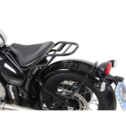 Porte-bagages supérieur noir Minirack Hepco&Becker Triumph Bonneville Bobber '17-