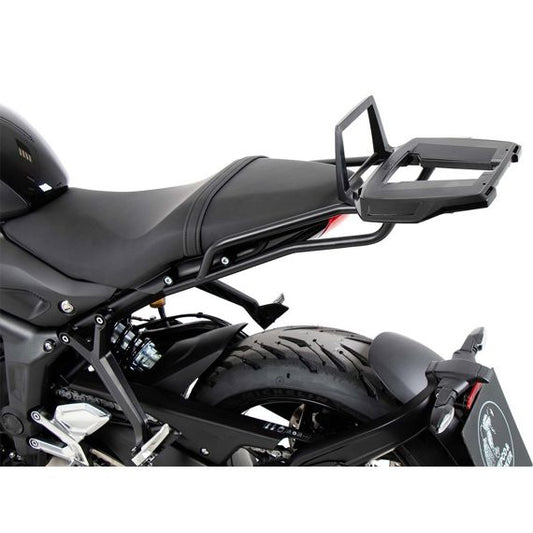 Porte-bagages supérieur noir Alurack Hepco&Becker Triumph Trident 660 '21-