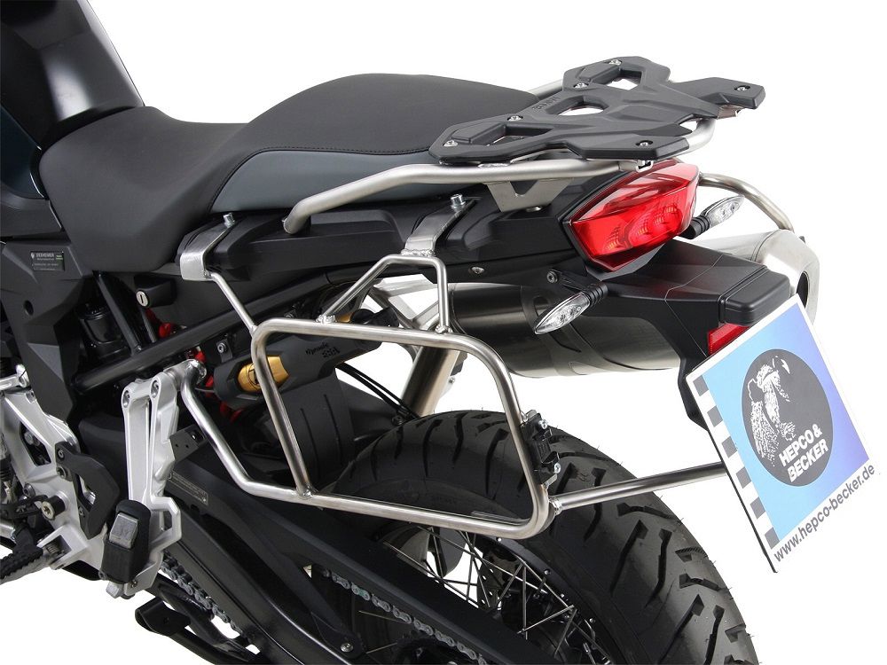 Porte-valises découpé en acier inoxydable Hepco&Becker BMW F750GS '18-23