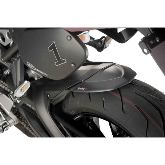 Extension de garde-boue arrière noir mat pour le garde-boue d'origine Triumph Trident 660 '21-