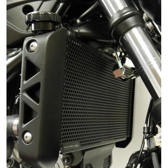 Cache radiateur noir Evotech Performance Suzuki SV650 '16-
