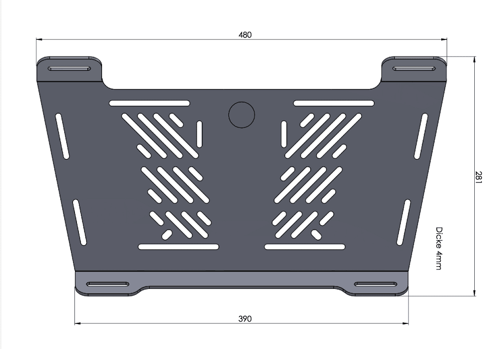 Extension de porte-bagages supérieur noir Hepco&Becker BMW R1300GS '23-