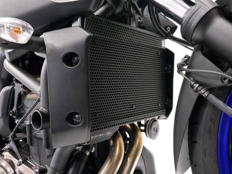 Cache radiateur noir Evotech Performance Yamaha MT-07 '18-