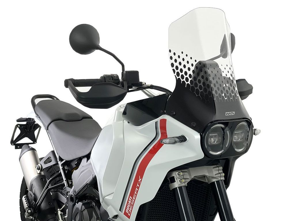 Pare-brise de remplacement Caponord WRS Ducati Desert X '22- transparent