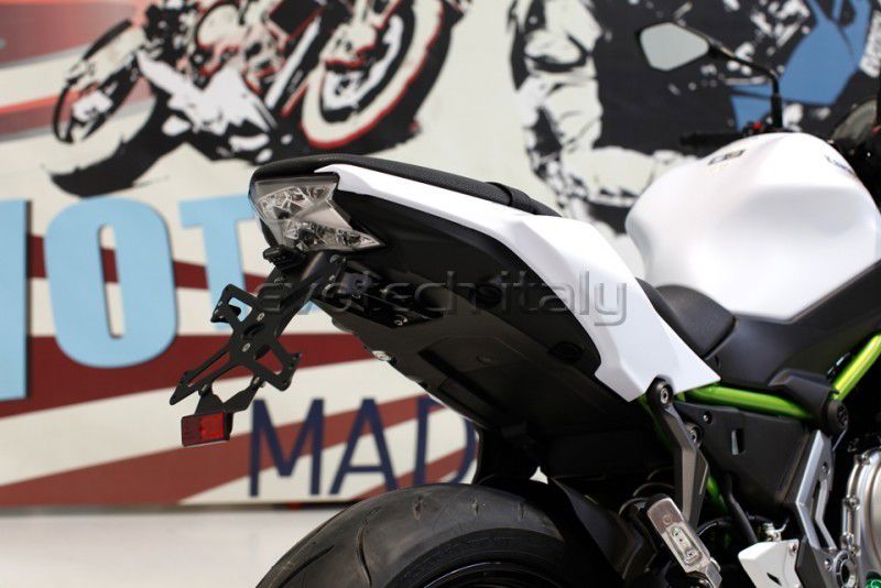 Support de plaque d'immatriculation Evotech Kawasaki Z650 / Ninja '17-