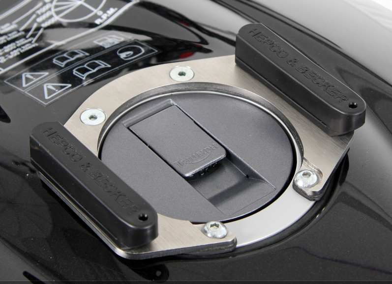 Anneau de réservoir Lock-it Hepco&Becker pour bouchon de réservoir KTM avec 7 trous de boulons