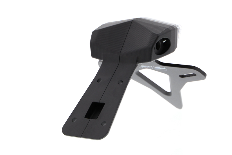 Support de plaque d'immatriculation + feu arrière transparent Evotech Performance KTM 790 Duke '18-22