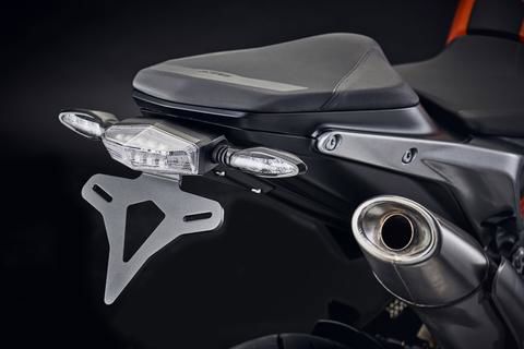 Support de plaque d'immatriculation + feu arrière transparent Evotech Performance KTM 790 Duke '18-22