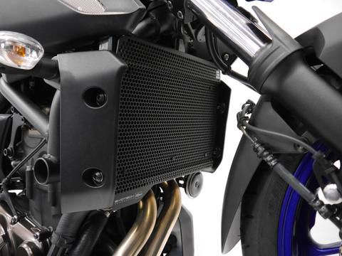 Cache radiateur noir Evotech Performance Yamaha MT-07 '18-