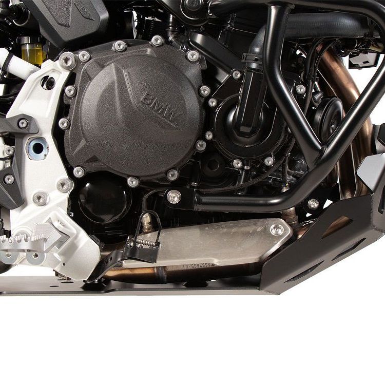 Plaque de carter en aluminium noir Hepco&Becker BMW F900GS '24-