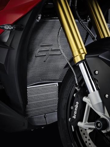 Ensemble de caches de radiateur/refroidisseur d'huile noir Evotech Performance BMW S1000RR '09-11