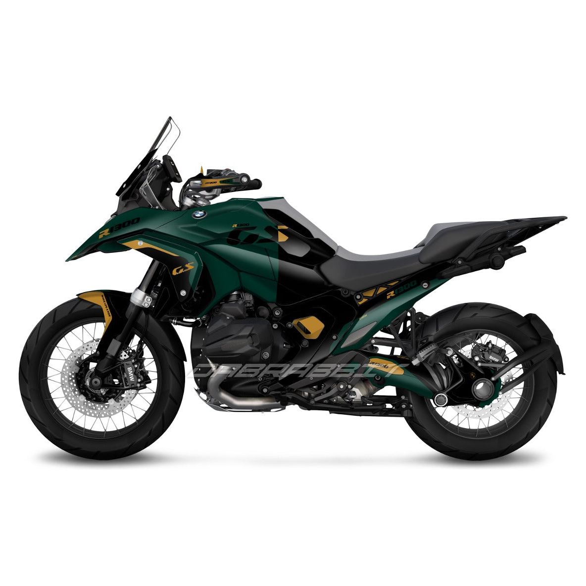 Jeu d'autocollants BMW R1300GS Vert