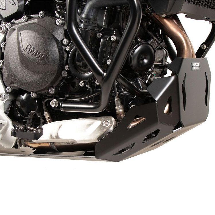 Plaque de carter en aluminium noir Hepco&Becker BMW F900GS '24-