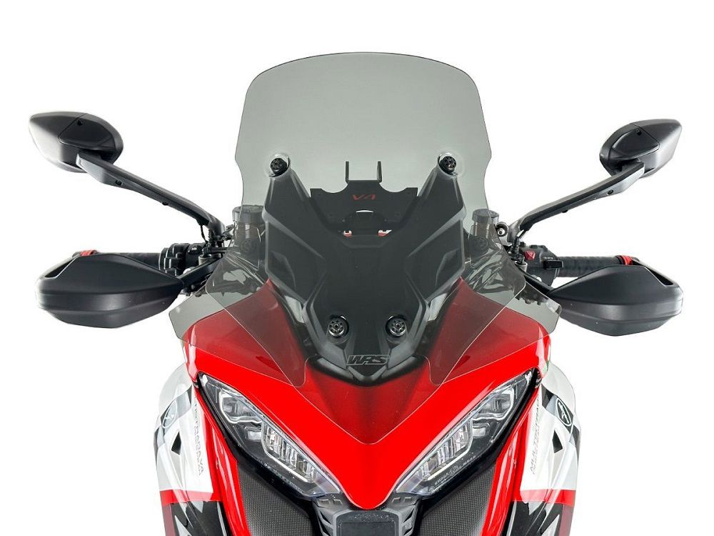 Déflecteurs de vent WRS légèrement teintés pour divers modèles Ducati Multistrada V4