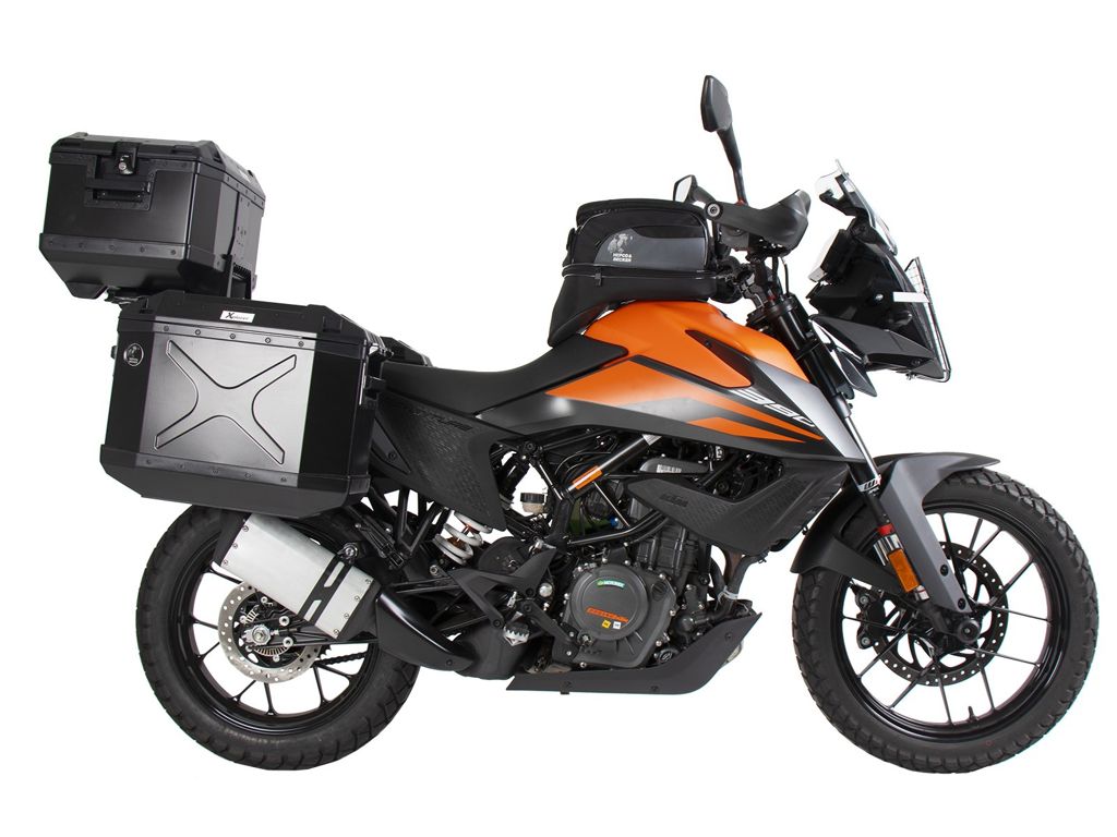 Porte-bagages supérieur Alurack noir Hepco&Becker KTM 390 Adventure '20-
