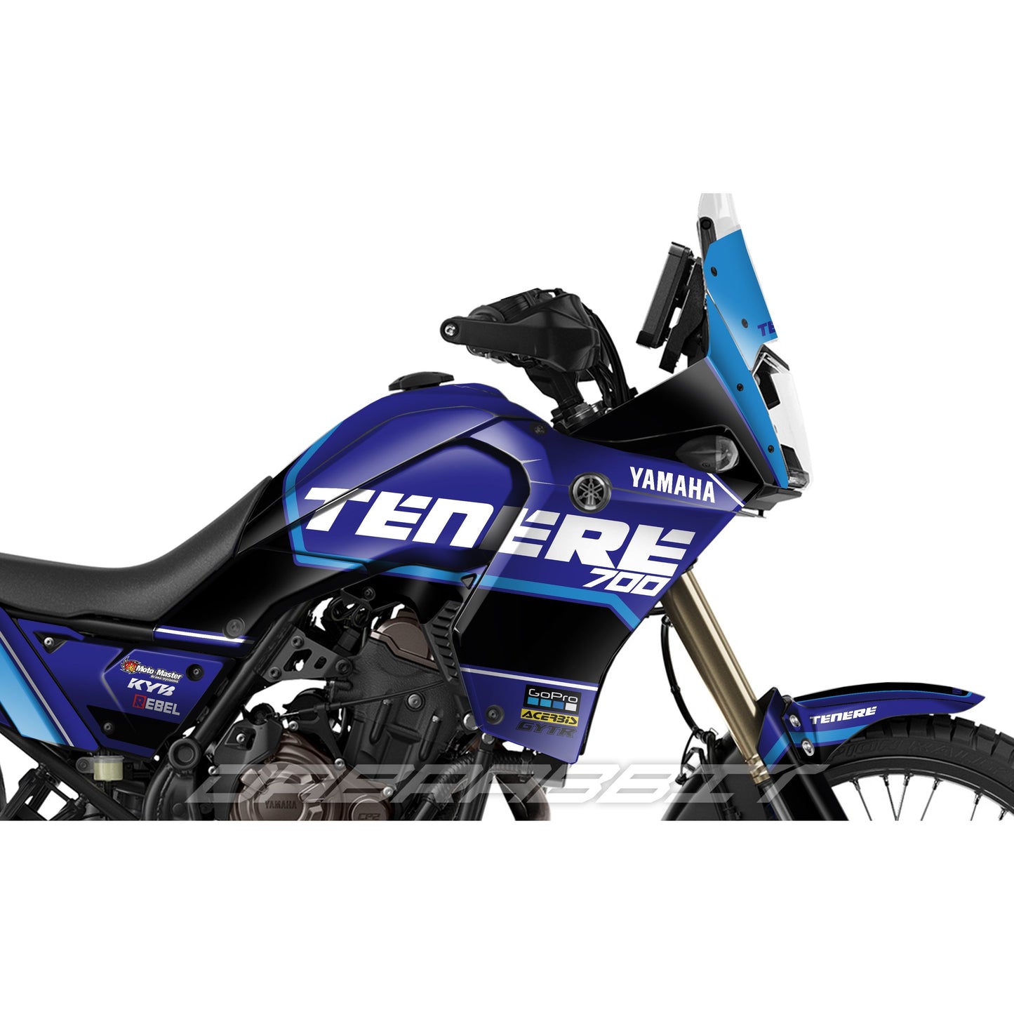 Kit Déco Complet YAMAHA TENERE 700 / T7 (DD-BL)