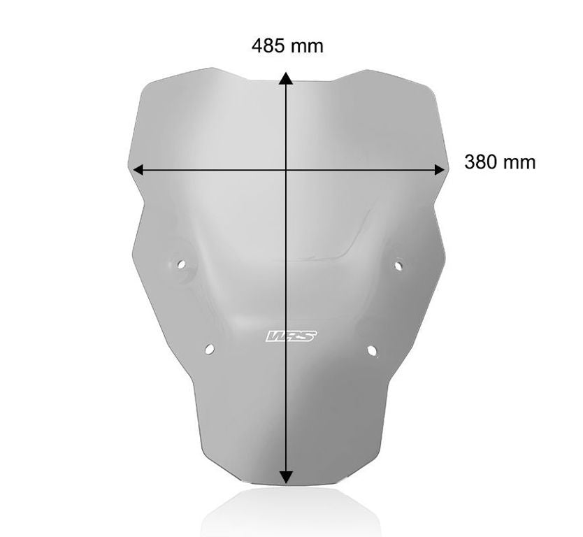 Pare-brise de remplacement Touring WRS BMW BMW R1300GS '23 - légèrement teinté (sans radar)