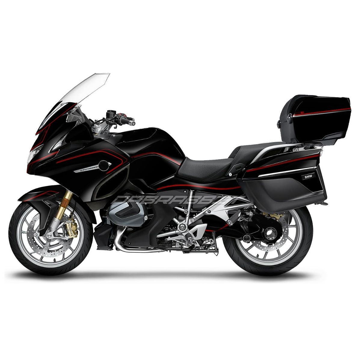 Jeu d'autocollants BMW R 1200/1250 RT M Rouge