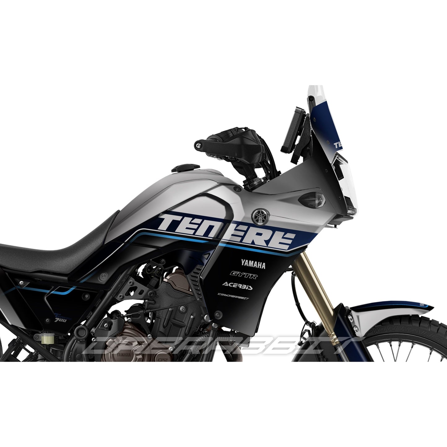 Jeu d'autocollants YAMAHA TENERE 700 / T7 (HF-N)