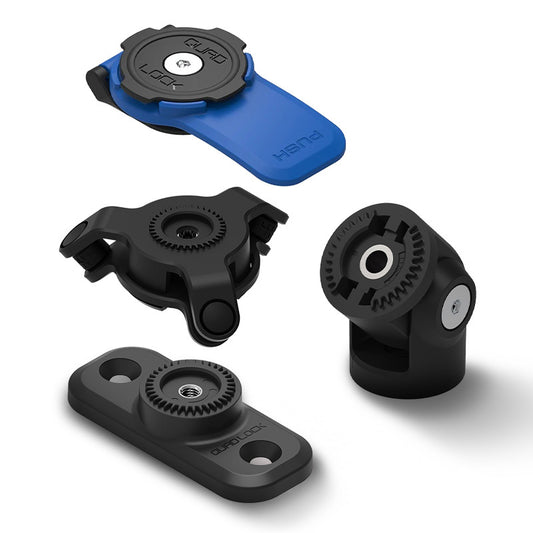 Kit de montage pour trottinette QUAD LOCK 360 - Base/Adaptateur/Principal + Amortisseur de vibrations