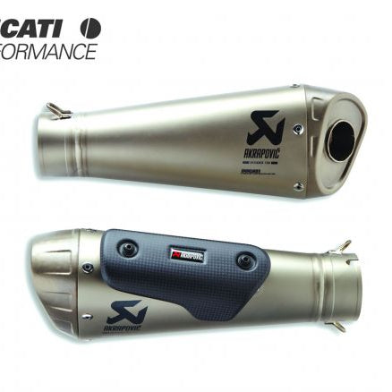 96481661AA PAIRE DE SILENCIEUX D'ÉCHAPPEMENT AKRAPOVIC DUCATI STREETFIGHTER V4 / S / SP / SP2 2020-2024