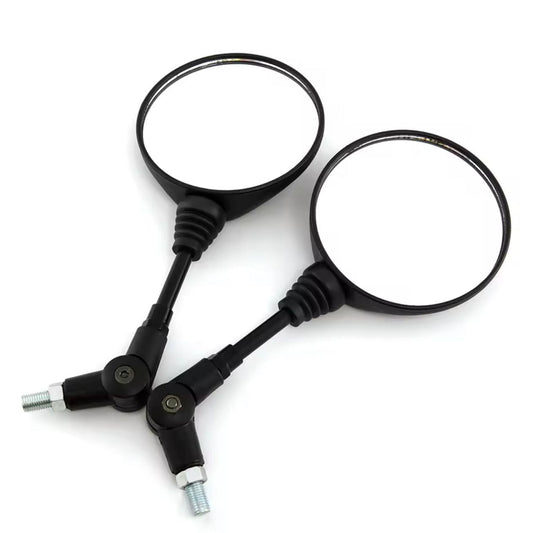 ENSEMBLE DE MIROIRS UNIVERSELS P2 NOIRS ROND - 8MM