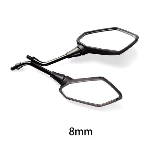 ENSEMBLE DE RÉTROVISEURS UNIVERSELS P2 NOIR - 8MM