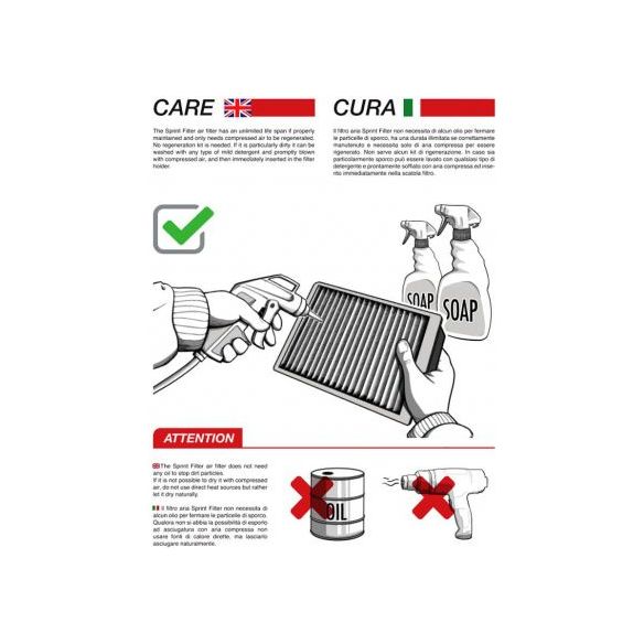 Filtre Sprint pour BMW C 400 X / GT 2019-2023