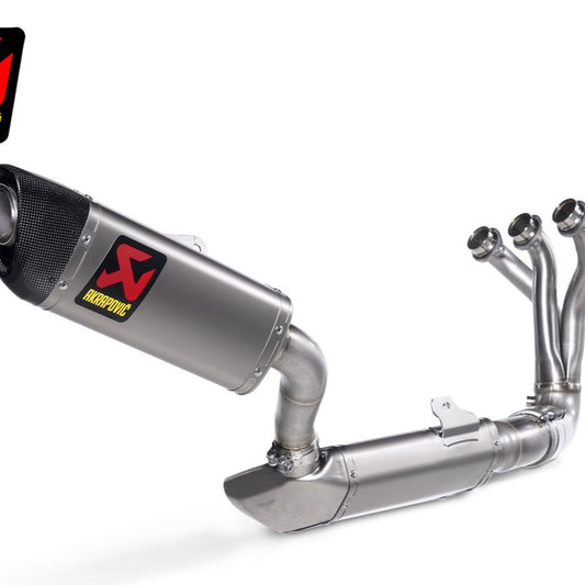 Pot d'échappement complet Akrapovic Homologué Racing Titane pour Yamaha MT-09 / FZ-09 2021-2024