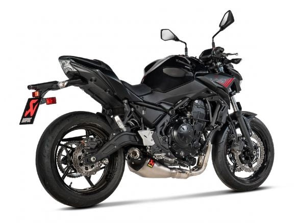 SISTEM D'ÉCHAPPEMENT COMPLET EN TITANE APPROUVÉ AKRAPOVIC KAWASAKI NINJA 650 / Z 650 2017-2024