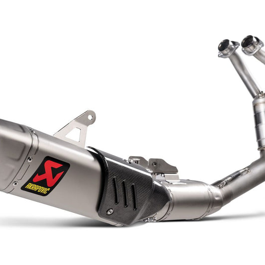 Ligne d'échappement complète Akrapovic Racing Titane pour Yamaha R7 2021-2024 Homologuée Euro 5