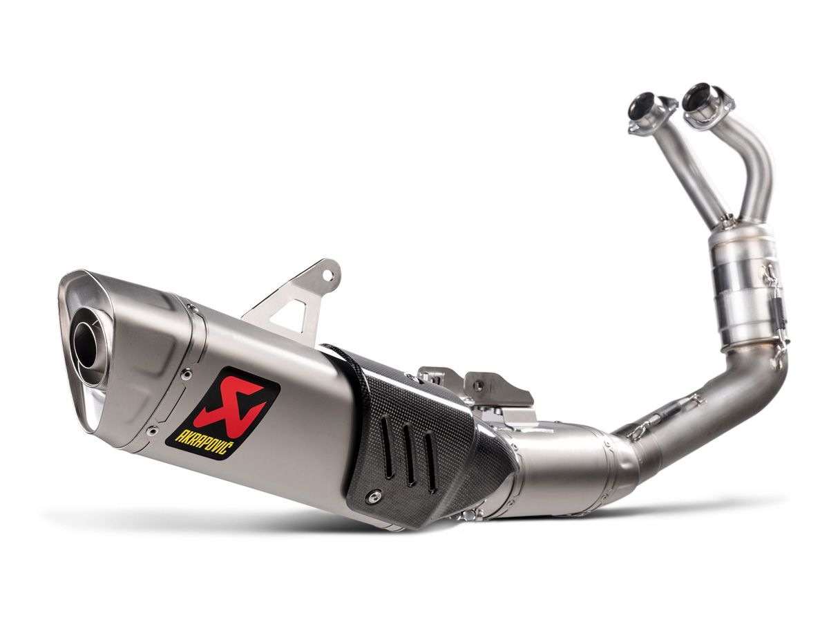 Ligne d'échappement complète Akrapovic Racing Titane pour Yamaha R7 2021-2024 Homologuée Euro 5