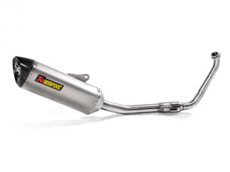 Ligne d'échappement complète Akrapovic Titane Carbone pour Yamaha MT-125 2021-2024
