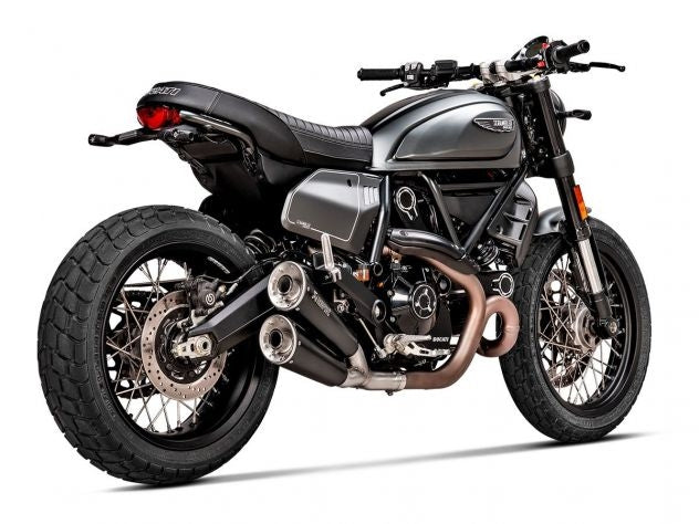SILENCIEUX AKRAPOVIC EN ACIER DUCATI SCRAMBLER URBAN/MOTARD/NIGHTSHIFT/ICON/DESERT 21-22