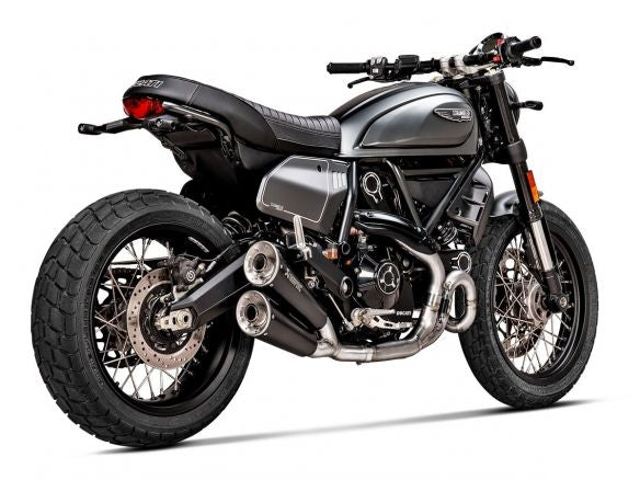 COLLECTEUR AKRAPOVIC TITANE EN OPTION DUCATI SCRAMBLER URBAN/MOTARD/NIGHTSHIFT/ICON/DESERT 21-22