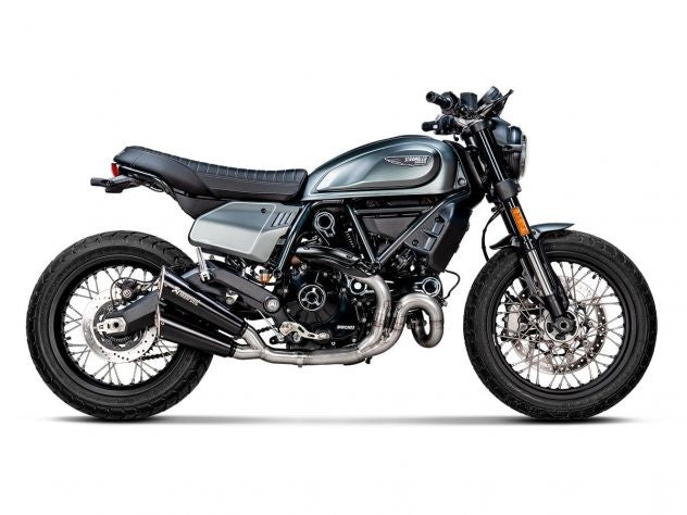 COLLECTEUR AKRAPOVIC TITANE EN OPTION DUCATI SCRAMBLER URBAN/MOTARD/NIGHTSHIFT/ICON/DESERT 21-22