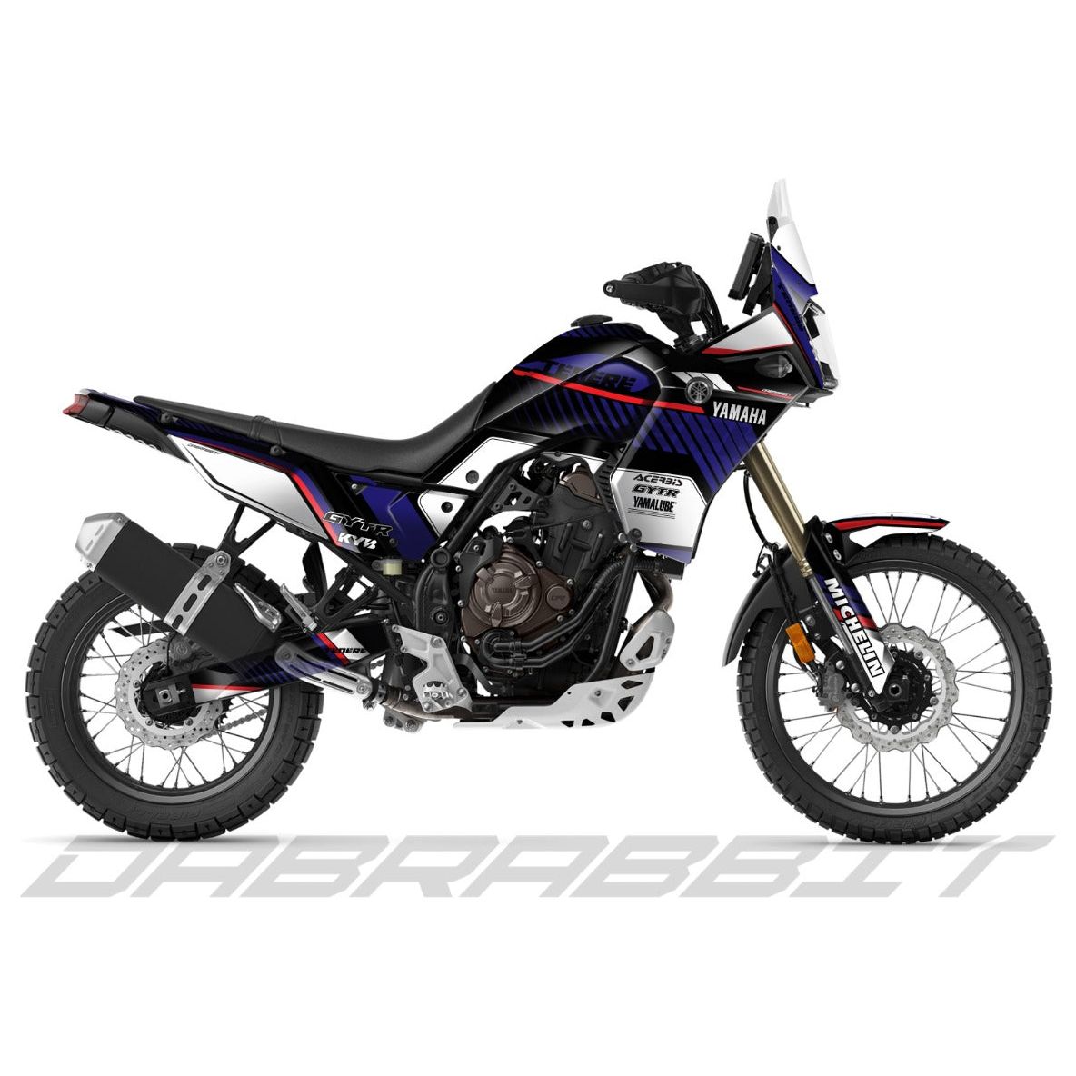 Jeu d'autocollants YAMAHA TENERE 700 / T7 (ST-WBR)