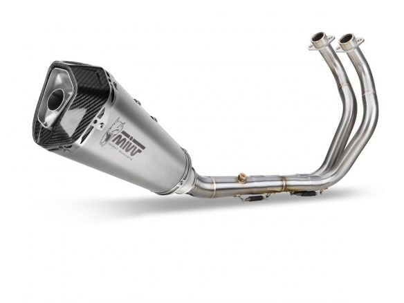 ECHAPPEMENT COMPLET 2x1 MIVV DELTA RACE ACIER CARBONE YAMAHA MT-07 / FZ-07 2021-2024